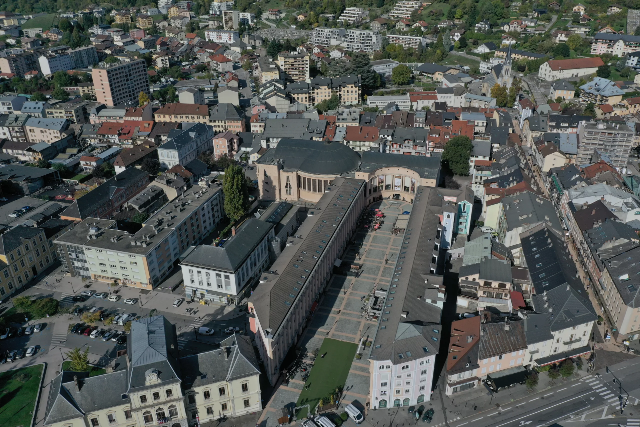 Vue aérienne du Dôme - ©JC Goimard