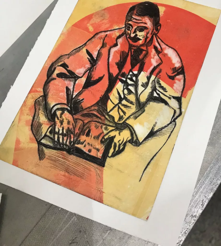 Faire son autoportrait - ©Atelier Conflans