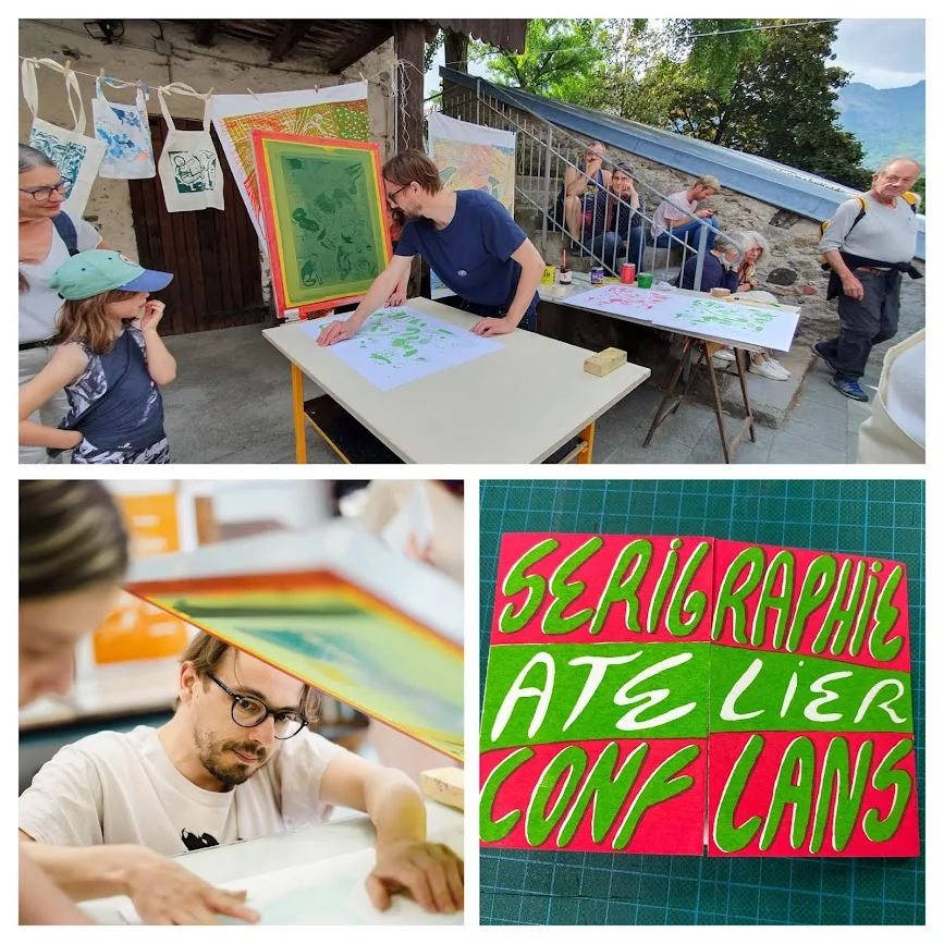 Atelier sérigraphie - Atelier de Conflans